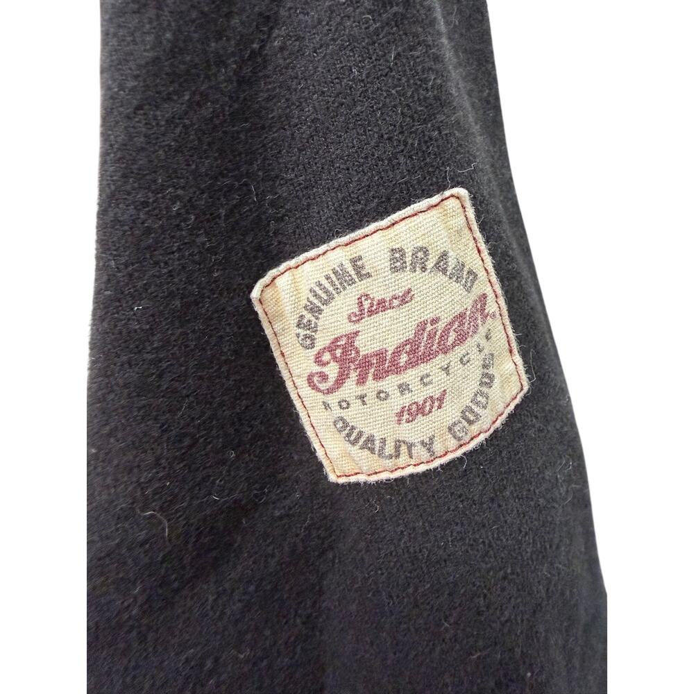 Indian Motorcycle Men's Applique Headdress Hoodie, Black XL - Picture 9 of 9